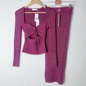 NWT JONATHAN SIMKHAI 2 piece sweater set! Gorgeous!size M